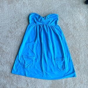 Brand new Gilly Hicks Blue strapless dress